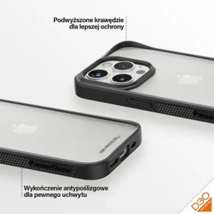Hurtownia GSM - PanzerGlass ClearCase Apple iPhone 15 Pro D3O 2xKatona minőség fekete - PZG928 - {ean13} - Hurt