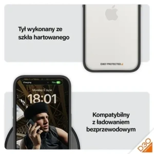 Wholesale PanzerGlass ClearCase Apple iPhone 15 Pro D3O 2xMilitary grade black - PZG928 - {ean13} - Hurt