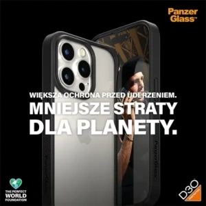 Wholesale PanzerGlass ClearCase Apple iPhone 15 Pro D3O 2xMilitary grade black - PZG928 - {ean13} - Hurt