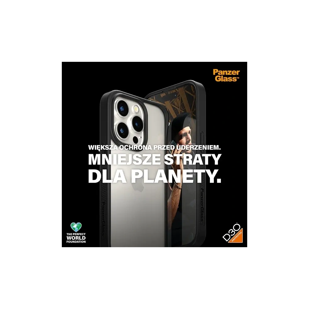 Wholesale PanzerGlass ClearCase Apple iPhone 15 Pro D3O 2xMilitary grade black - PZG928 - {ean13} - Hurt