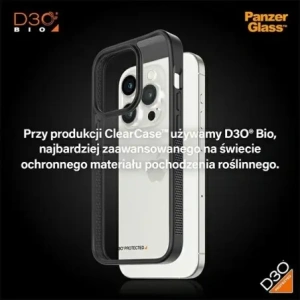 Hurtownia GSM - PanzerGlass ClearCase Apple iPhone 15 Pro D3O 2xKatona minőség fekete - PZG928 - {ean13} - Hurt