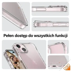 Hurtownia GSM - PanzerGlass HardCase Apple iPhone 15 / 14 / 13 D3O 3xKatona minőségű átlátszó - PZG934 - {ean13} - Hurt