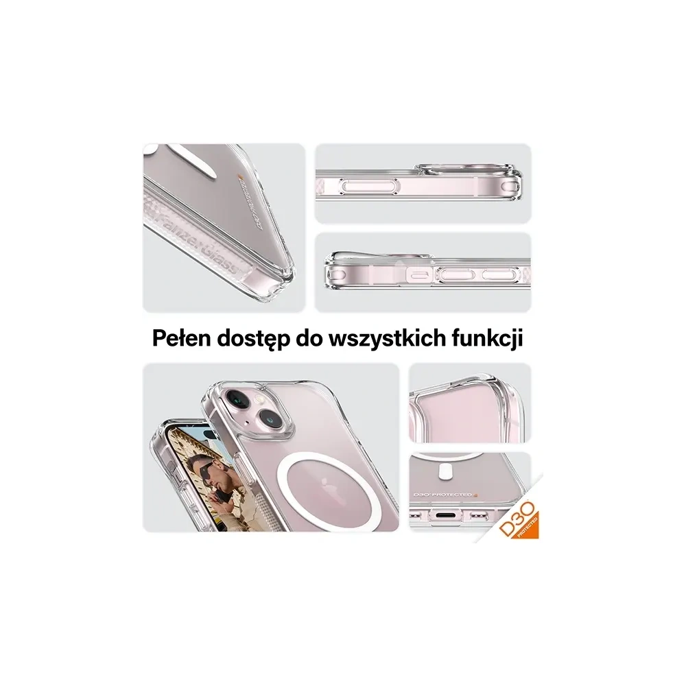 Wholesale PanzerGlass HardCase Apple iPhone 15 / 14 / 13 D3O MagSafe 3xMilitary grade clear - PZG935 - {ean13} - Hurt