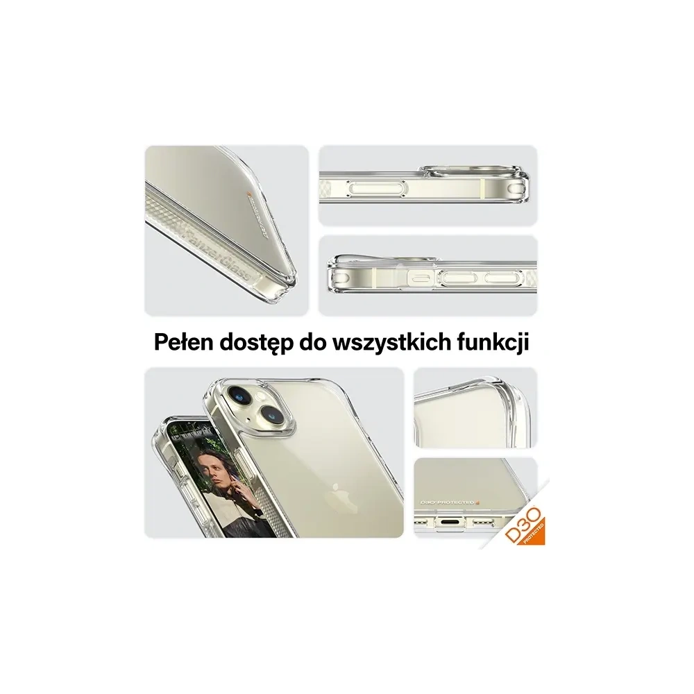 Wholesale PanzerGlass HardCase Apple iPhone 15 Plus / 14 Plus D3O 3xMilitary grade clear - PZG936 - {ean13} - Hurt