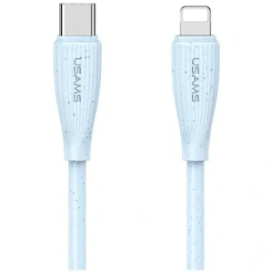 Wholesale USAMS Green Series SJ717 30W USB-C / Lightning cable 1m blue - USA1245 - {ean13} - Hurt