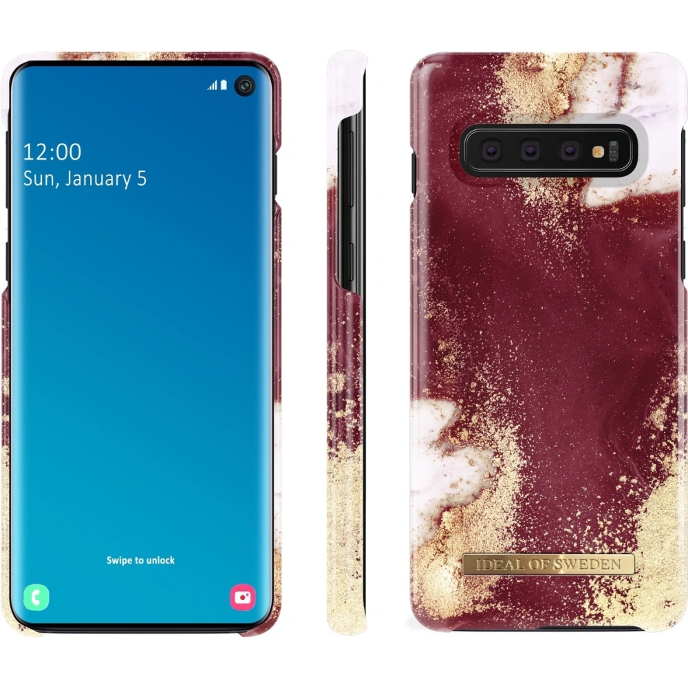 Wholesale iDeal Of Sweden Samsung Galaxy S10 (Golden Burgundy Marble) - IDS246GLDBRGMRB - {ean13} - Hurt