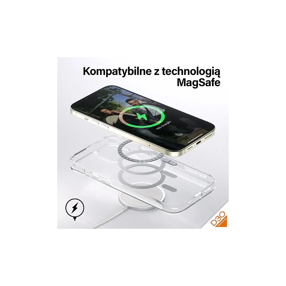 Hurtownia GSM - PanzerGlass HardCase Apple iPhone 15 Plus / 14 Plus D3O MagSafe 3xKatonaipari minőségű átlátszó - PZG937 - {ean13} - Hurt
