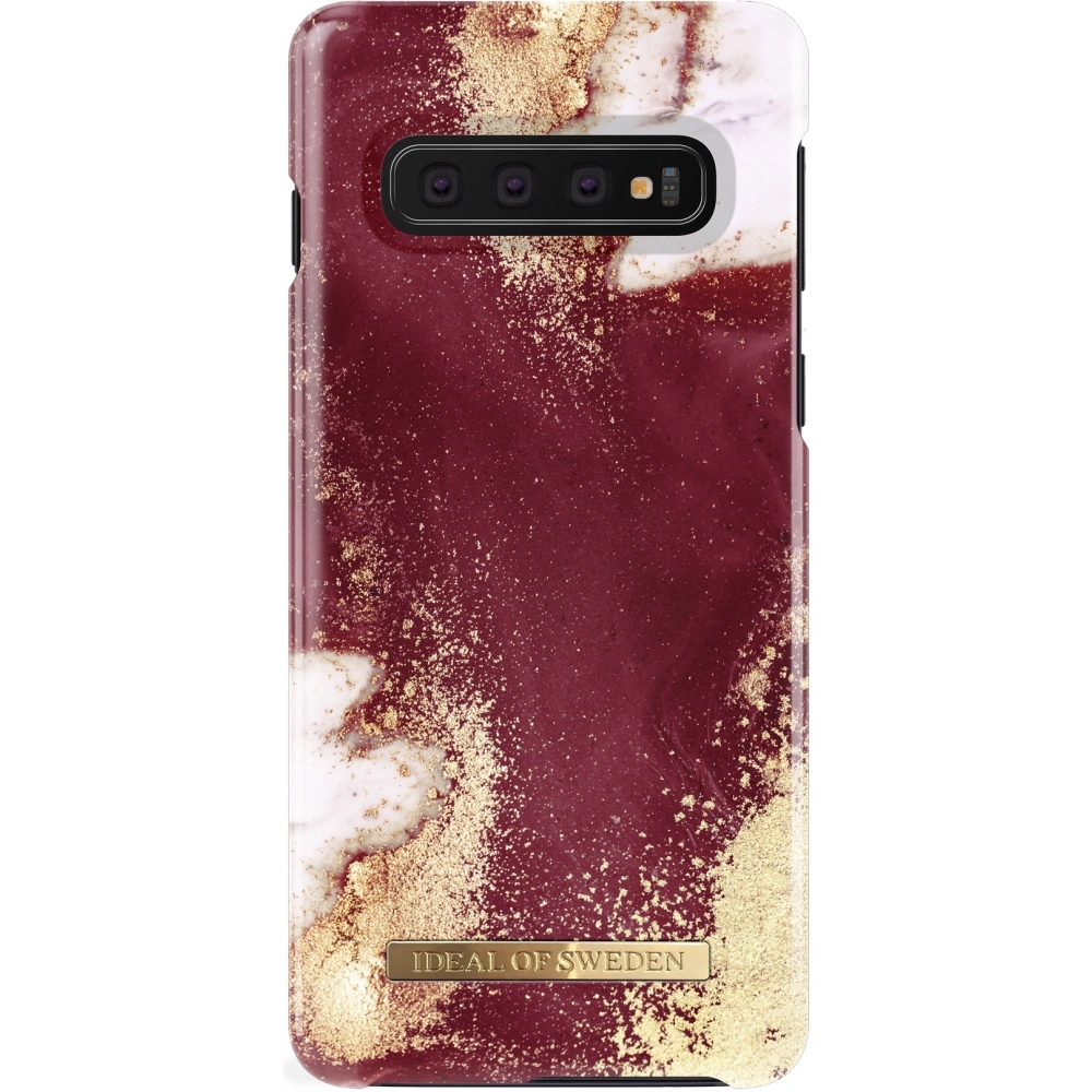 Wholesale iDeal Of Sweden Samsung Galaxy S10 (Golden Burgundy Marble) - IDS246GLDBRGMRB - {ean13} - Hurt