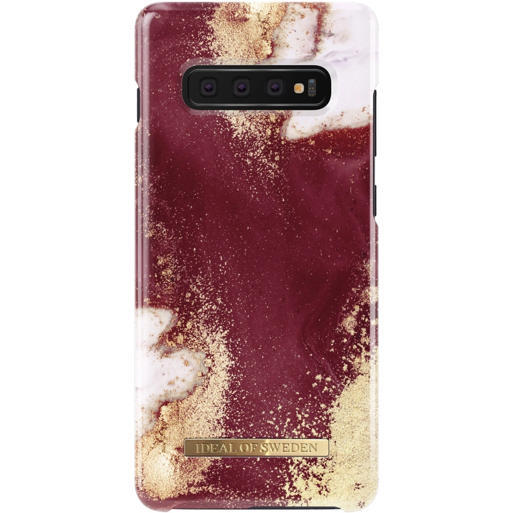 Hurtownia GSM - Etui iDeal Of Sweden Samsung Galaxy S10+ Plus (Golden Burgundy Marble) - IDS247GLDBRGMRB - {ean13} - Hurt