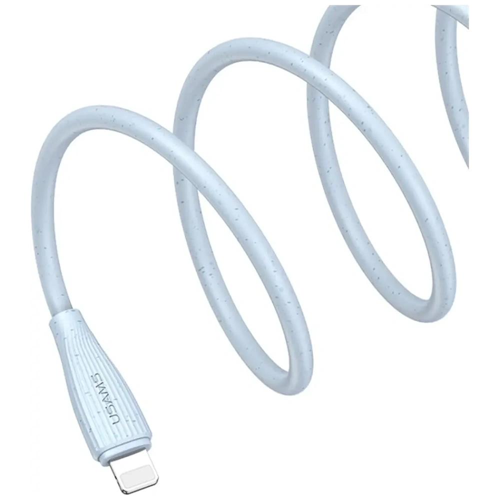 Hurtownia GSM - Cablu USB-C / Lightning USAMS Green Series SJ717 30W 1m roz pink - USA1246 - {ean13} - Hurt