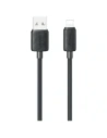USAMS KY Serie US-SJ689 2.4A USB-A / Lightning Kabel 1m schwarz