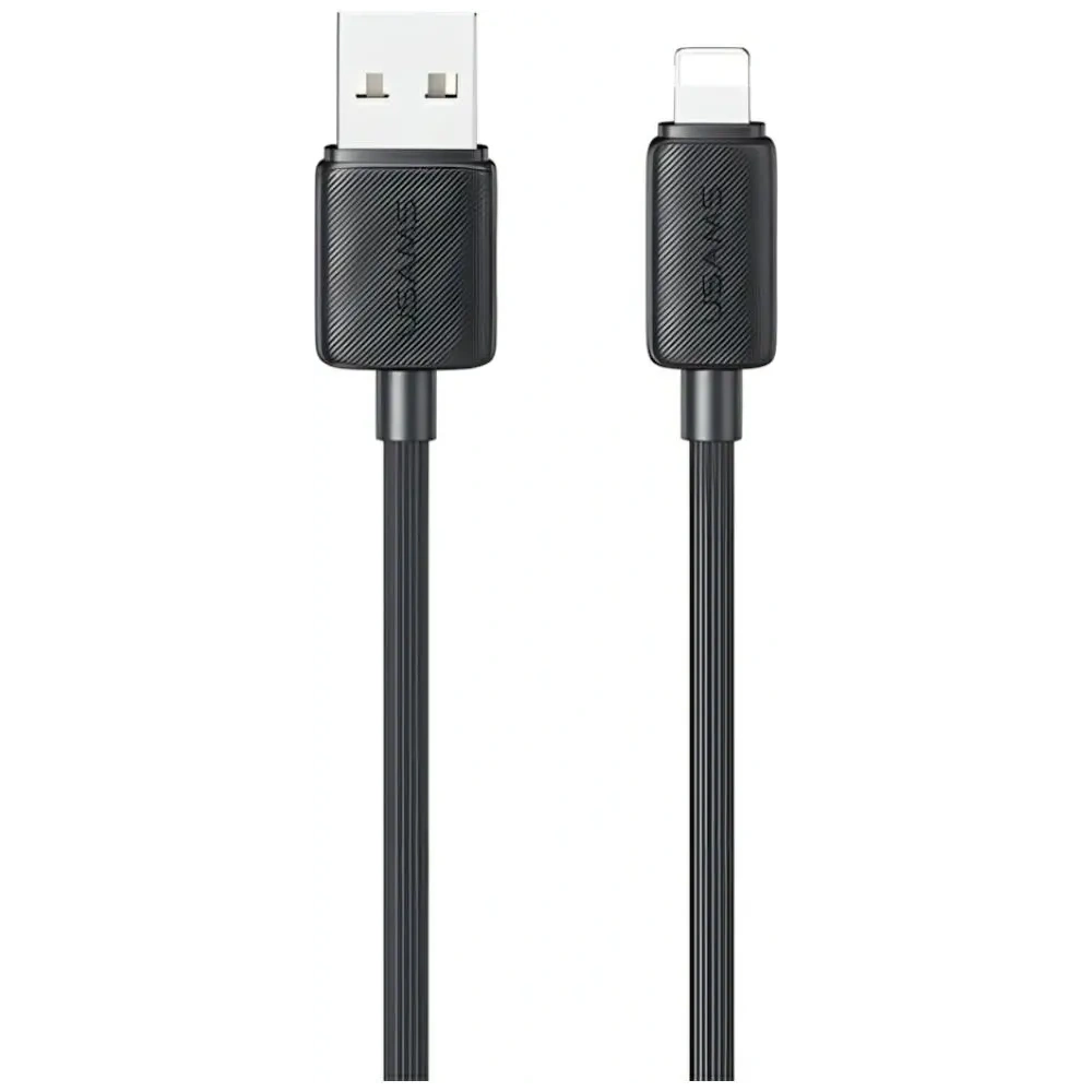 Wholesale USAMS KY Series US-SJ689 2.4A USB-A / Lightning cable 1m black - USA1248 - {ean13} - Hurt