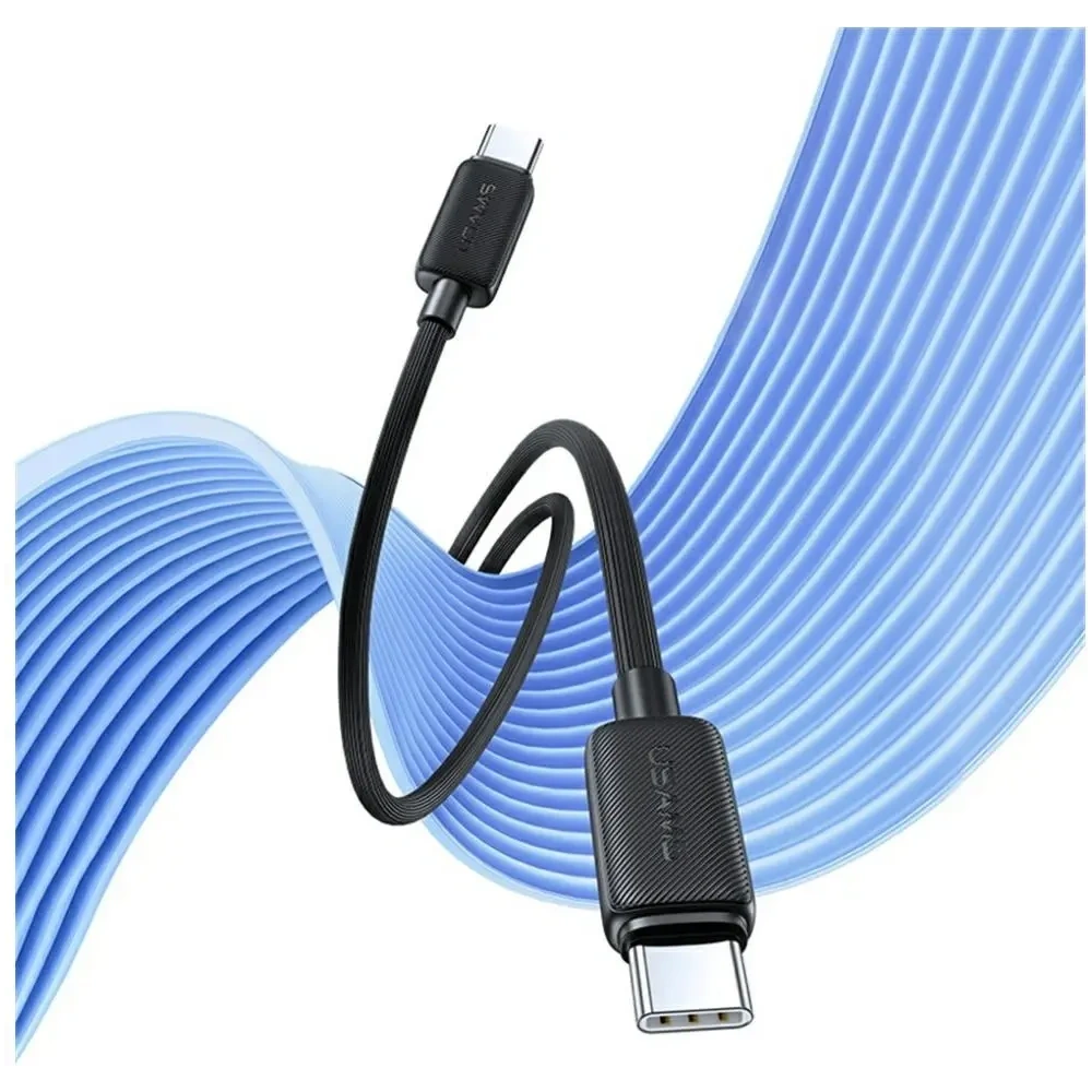 Hurtownia GSM - USAMS KY Sorozat US-SJ691 60W USB-C / USB-C kábel 1m fekete - USA1250 - {ean13} - Hurt