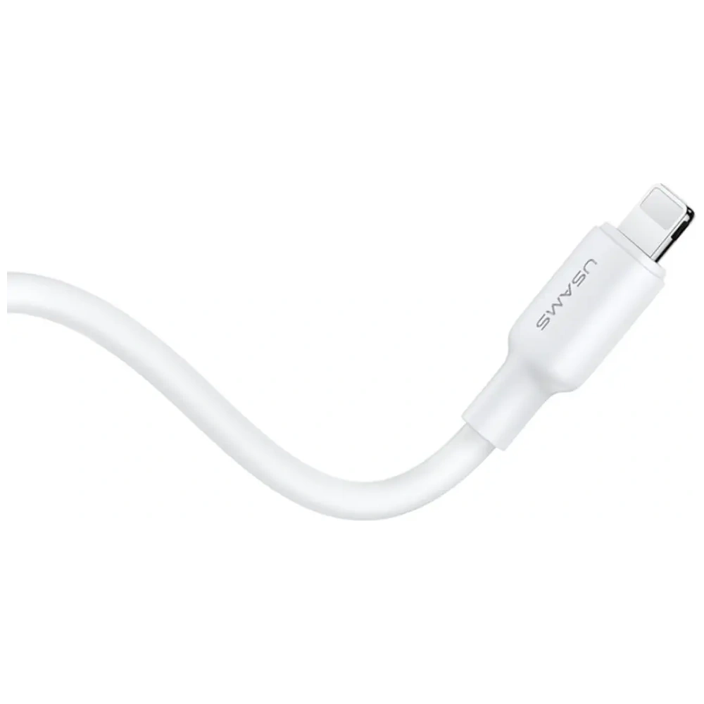 Wholesale USAMS US-SJ610 U84 PD 20W USB-C / Lightning cable 1m white - USA1252 - {ean13} - Hurt