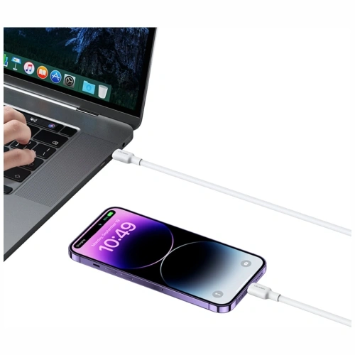 Kabel USAMS US-SJ610 U84 PD 20W USB-C / Lightning 1m biały