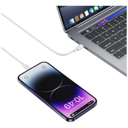 Kabel USAMS US-SJ610 U84 PD 20W USB-C / Lightning 1m biały