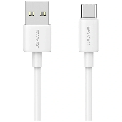Kabel USAMS YD Series SJ708 18W 3A USB-A / USB-C 1m biały