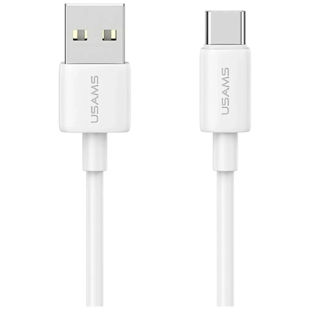 Wholesale USAMS YD Series SJ708 18W 3A USB-A / USB-C cable 1m white - USA1253 - {ean13} - Hurt