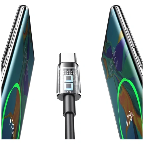 Kabel USAMS YD Series SJ708 18W 3A USB-A / USB-C 1m biały