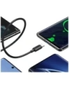 Wholesale USAMS YD Series SJ708 18W 3A USB-A / USB-C cable 1m white - USA1253 - {ean13} - Hurt