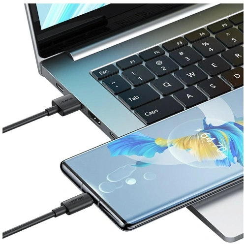 Kabel USAMS YD Series SJ708 18W 3A USB-A / USB-C 1m biały