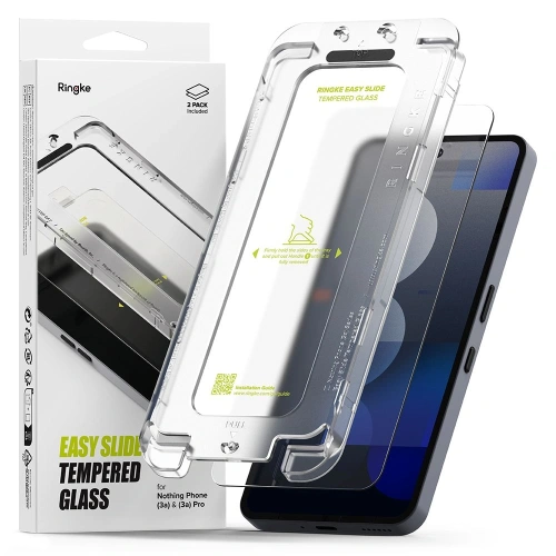 Szkło hartowane Ringke Easy Slide Nothing Phone 3a / 3a Pro Clear [2 PACK]