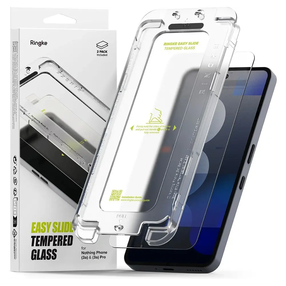 Wholesale Ringke Easy Slide Nothing Phone 3a / 3a Pro Clear [2 PACK] - RGK11797 - {ean13} - Hurt