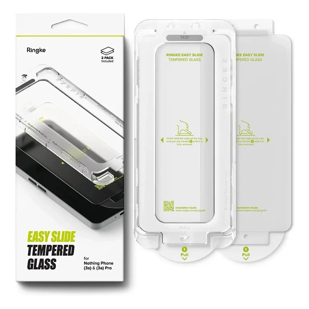 Wholesale Ringke Easy Slide Nothing Phone 3a / 3a Pro Clear [2 PACK] - RGK11797 - {ean13} - Hurt