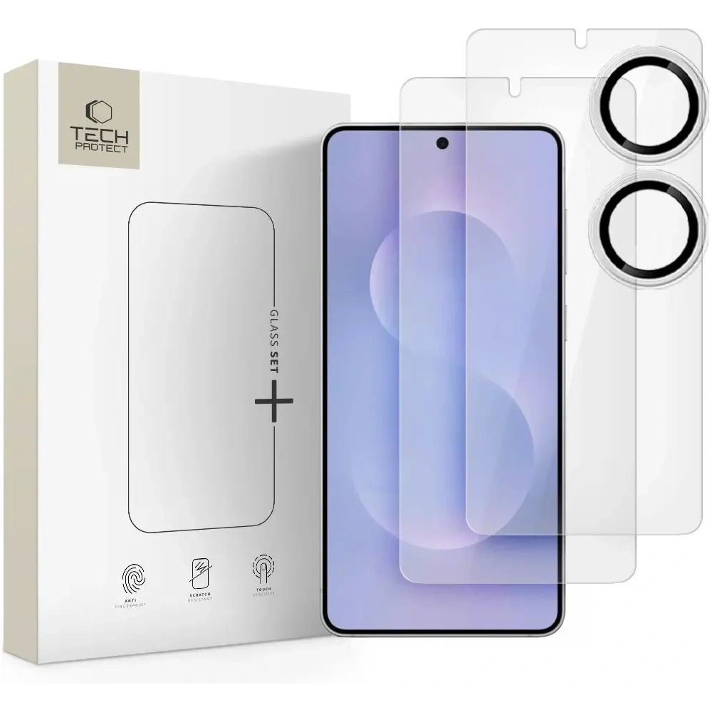 Hurtownia GSM - Tech-Protect Sklo Set+ Samsung Galaxy S25 Edge Čiré [3 BALENÍ] - THP4200 - {ean13} - Hurt