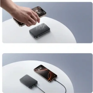 Wholesale Joyroom JR-PBM12 10000mAh 22.5W Qi2, MagSafe Power bank with a ring-shaped base black - JYR1242 - {ean13} - Hurt