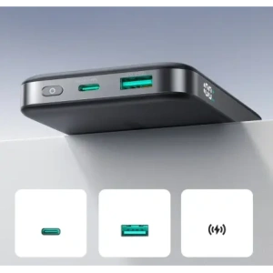 Hurtownia GSM - Joyroom JR-PBM12 10000mAh 22.5W Qi2, MagSafe Power banka s kruhovou základnou černá - JYR1242 - {ean13} - Hurt