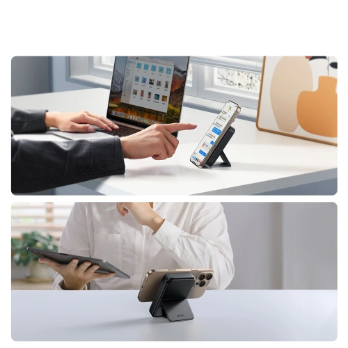 Powerbank Joyroom JR-PBM11 10000mAh 22.5W Qi2, MagSafe, z podstawką czarny