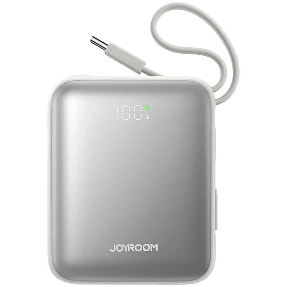 Hurtownia GSM - Joyroom JR-PBF27 10000mAh 22.5W Power banka s vestavěnými USB-C a Lightning kabely, bílá - JYR1245 - {ean13} - Hurt