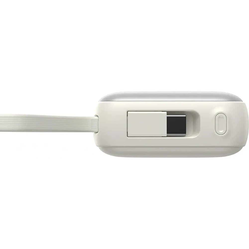 Wholesale Joyroom JR-PBF27 10000mAh 22.5W Power bank with built-in USB-C and Lightning cables, white - JYR1245 - {ean13} - Hurt