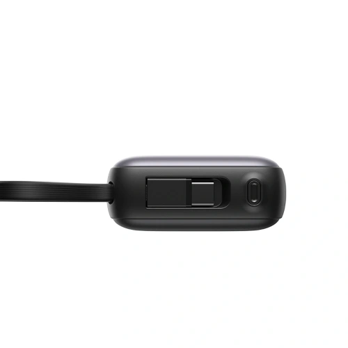 Powerbank Joyroom JR-PBF27 10000mAh 22.5W z wbudowanymi kablami USB-C, Lightning czarny