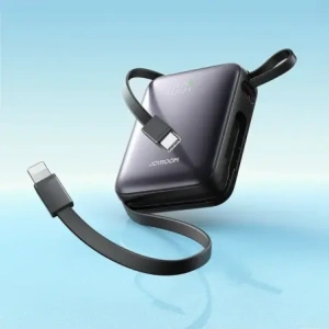 Hurtownia GSM - Joyroom JR-PBF27 10000mAh 22.5W Power banka s vestavěnými kabely USB-C a Lightning, černá - JYR1246 - {ean13} - Hurt