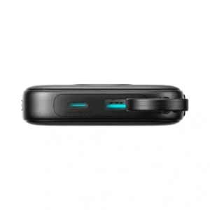 Wholesale Joyroom JR-PBF18 10000mAh 22.5W Power bank with built-in Lightning cable + USB-C / USB-C cable 0.25cm black - JYR1249 - {ean13} - Hurt