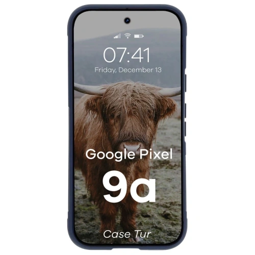 Pancerne etui Bizon Case Tur do Google Pixel 9a granatowe