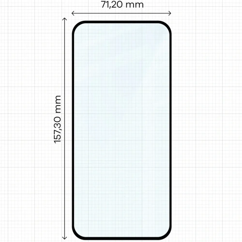 Szkło hartowane Bizon Glass Edge 2 do Honor 400 Lite 5G czarna ramka
