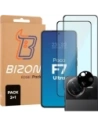 Bizon Edge 2 Pack 2x tempered glass + 1x lens protection Xiaomi Poco F7 Ultra