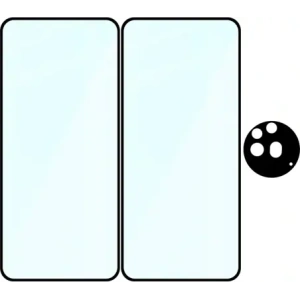 Wholesale Bizon Edge 2 Pack 2x tempered glass + 1x lens protection Nothing Phone (3a) Pro - BIZ9135 - {ean13} - Hurt