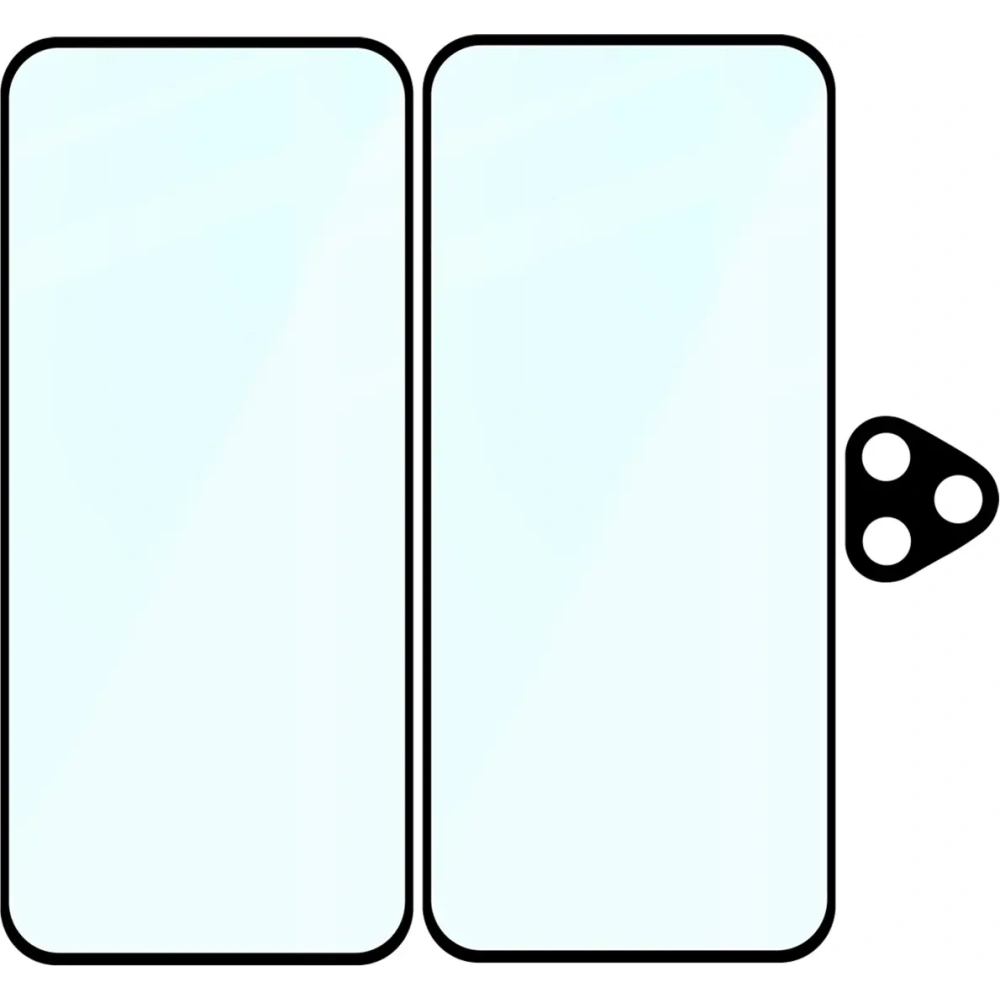 Wholesale Bizon Edge 2 Pack 2x tempered glass + 1x lens protection Honor 400 Lite 5G - BIZ9136 - {ean13} - Hurt