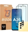 Bizon Edge 2 Pachete 2x sticlă temperată + 1x protecție pentru lentilă Samsung Galaxy A26 5G