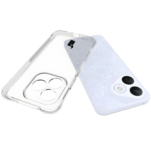 Elastyczne etui Bizon Case Salpa do Honor 400 Lite 5G przezroczyste