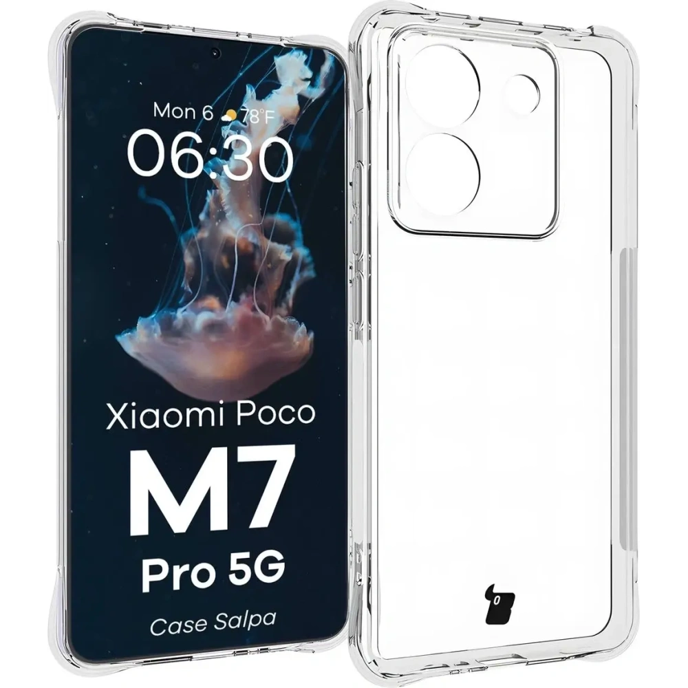Wholesale Bizon Case Salpa Xiaomi Poco M7 Pro 5G clear - BIZ9139 - {ean13} - Hurt