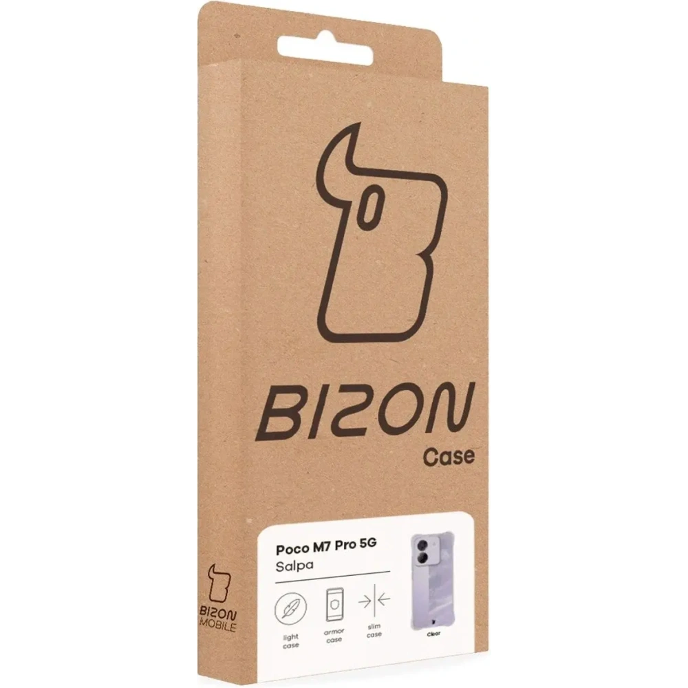 Wholesale Bizon Case Salpa Xiaomi Poco M7 Pro 5G clear - BIZ9139 - {ean13} - Hurt