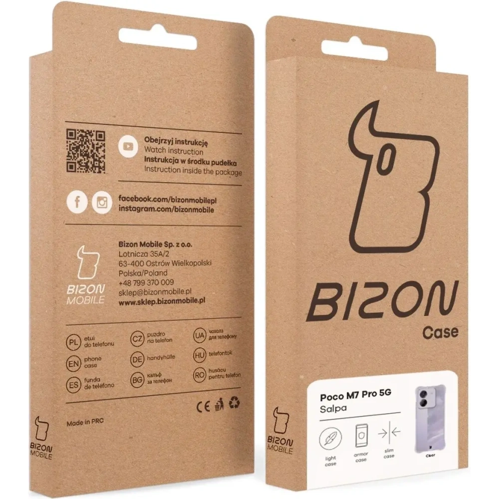 Hurtownia GSM - Bizon Case Salpa Xiaomi Poco M7 Pro 5G klar - BIZ9139 - {ean13} - Hurt
