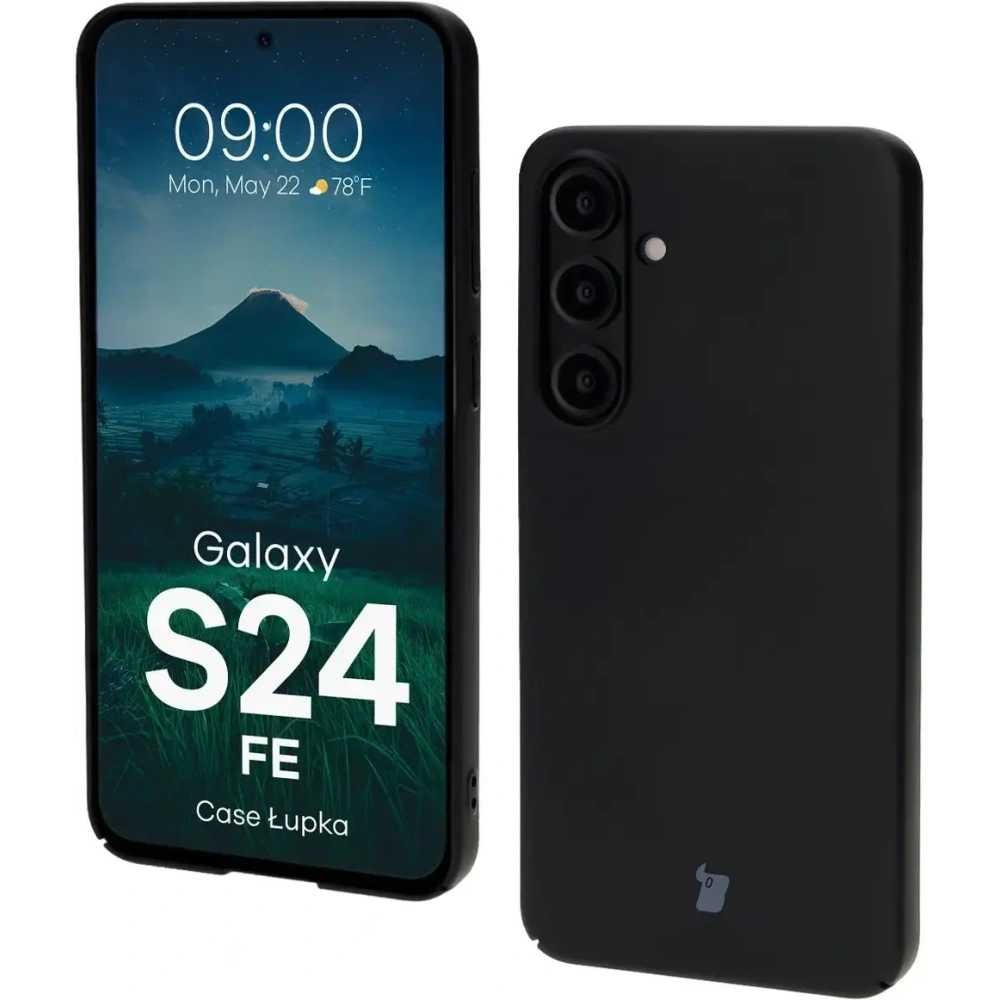 Hurtownia GSM - Bizon Case Lupka Samsung Galaxy S24 FE schwarz - BIZ9140 - {ean13} - Hurt