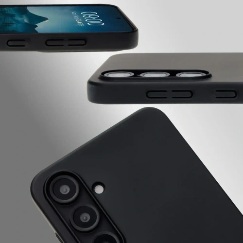 Etui Bizon Case Łupka do Samsung Galaxy S24 FE czarne