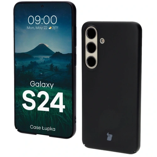 Etui Bizon Case Łupka do Samsung Galaxy S24 czarne